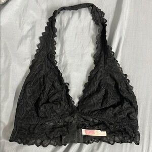 PINK Victoria's Secret Black Lace Bralette